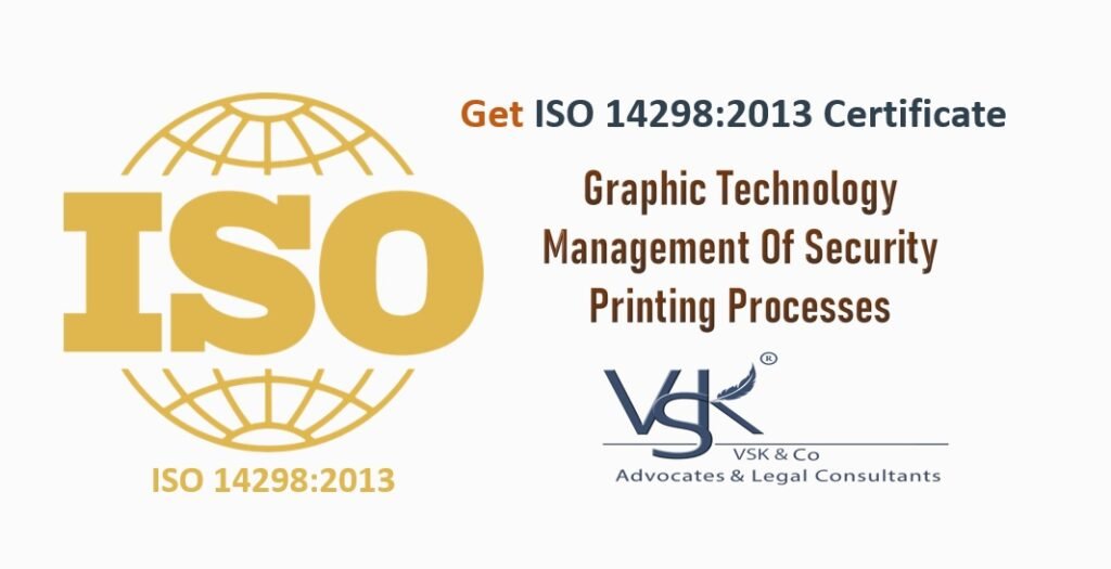 ISO 14298 2013 Certificate - Graphic Technology Management Of Security Printing Processes