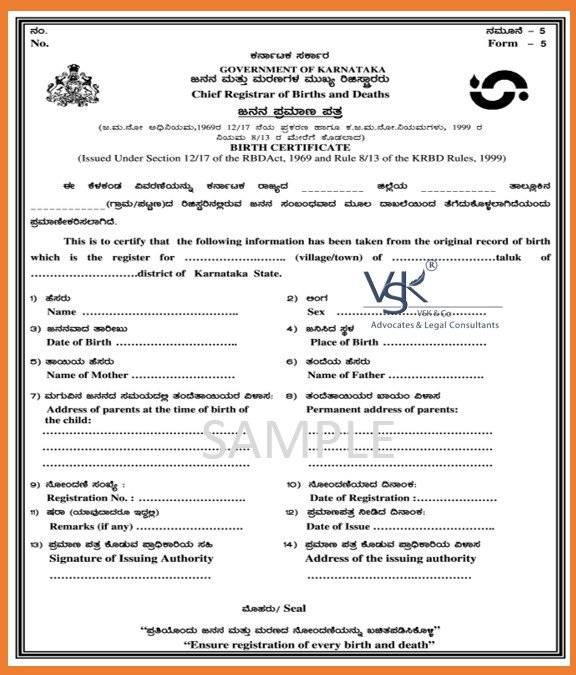 Apply Death Certificate in Bangalore